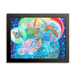 Surreal Fish Framed Poster